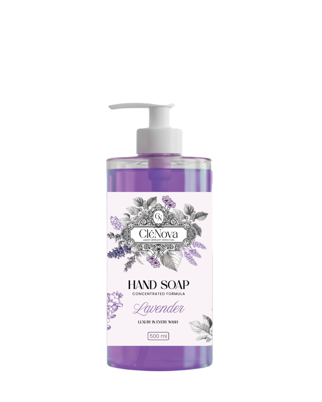 Lavender Liquid Hand Soap with Moisturizing Formula 500 ml