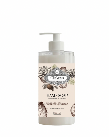 Vanilla Coconut Liquid Hand Soap with Moisturizing Formula 500 ml