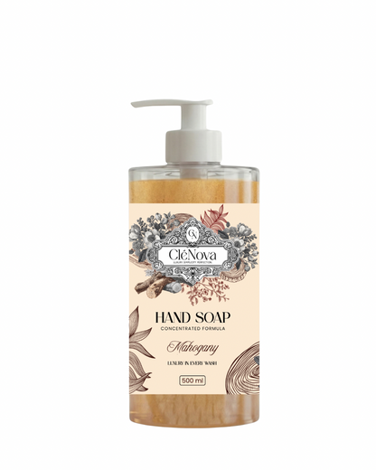 Mahogany Liquid Hand Soap with Moisturizing Formula 500 ml